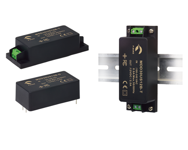 30W Encapsulated PCB Mount AC/DC Medical Power Supply Converter